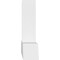 Ekena Millwork Portland Architectural Grade PVC Gable Bracket, 84"W x 24 1/2"H x 6"D x 6"F, 7/12 Pitch GBP084X25X0606POR00 - alternate 5